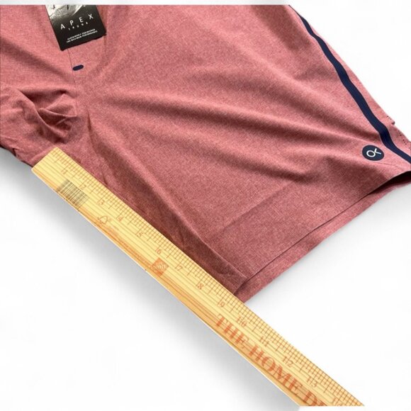 Outerknown Kelly Slater Apex Boardshorts Size 34 Surf Trunks Skin Suit Red NWT - Picture 12 of 15